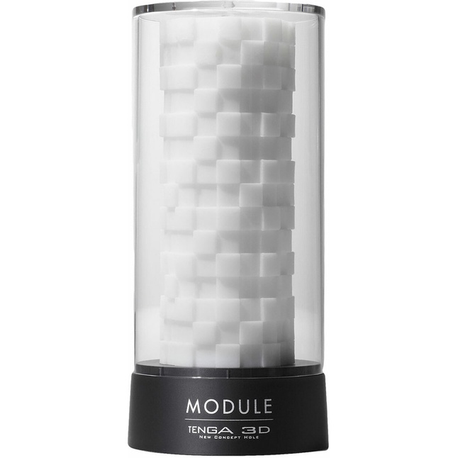 Белый 3D мастурбатор MODULE - TENGA 3D Series. Фотография 2.