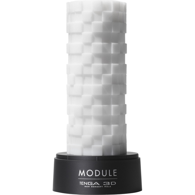 Белый 3D мастурбатор MODULE - TENGA 3D Series