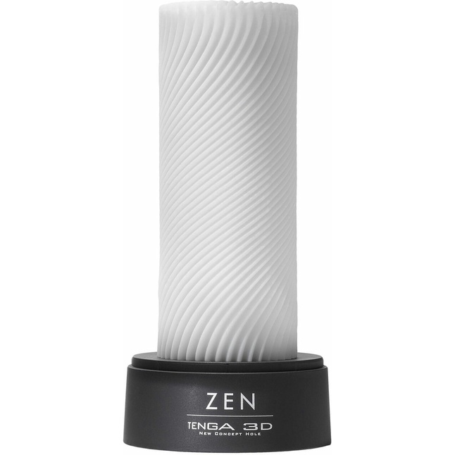 Белый 3D мастурбатор ZEN - TENGA 3D Series