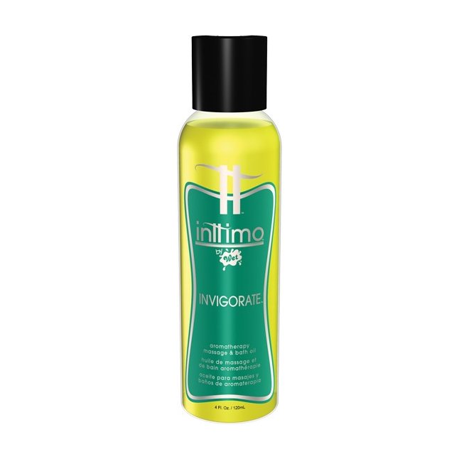 Масло для массажа Inttimo Invigorate с ароматом эвкалипта и лимона - 120 мл - Inttimo by Wet