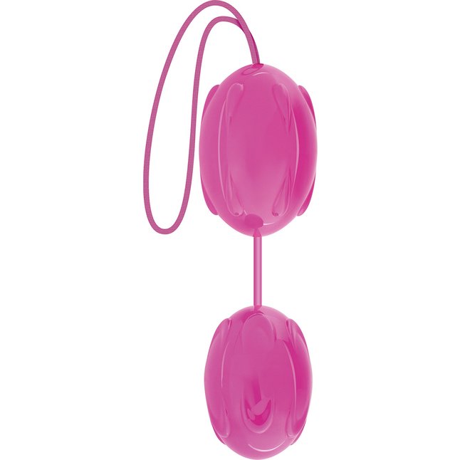 Розовые вагинальные шарики с вибрацией Buzz Vibrating Love Balls - Designer Edition