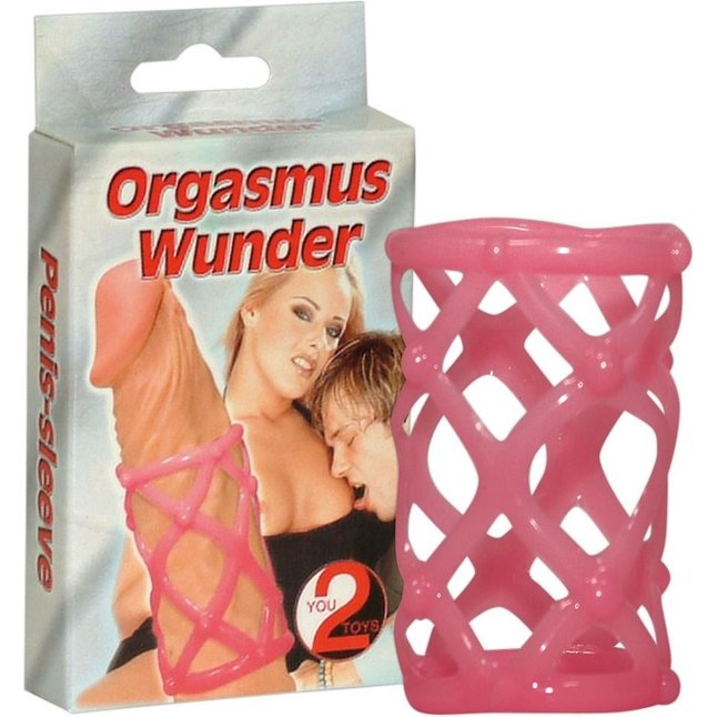 Розовая насадка-сетка Orgasmus Wunder - You2Toys