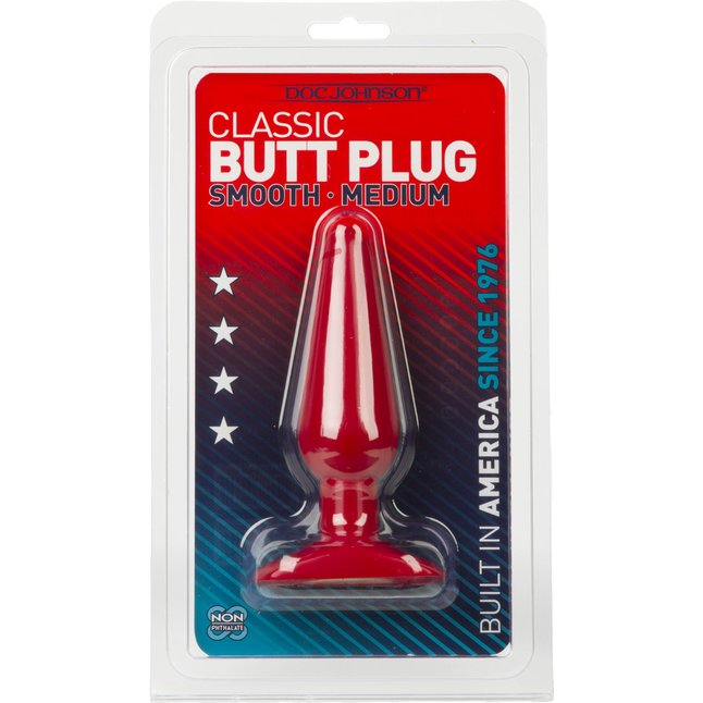 Анальная пробка Butt Plugs Smooth Classic Slim/Medium - 13,5 см - The Classics. Фотография 2.