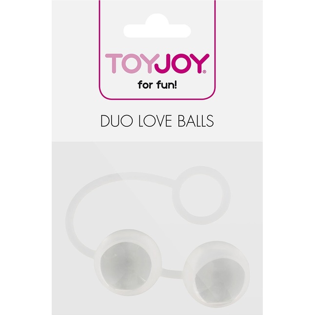 Стеклянные вагинальные шарики Duo Love Dalls на силиконовой сцепке - Basics. Фотография 2.