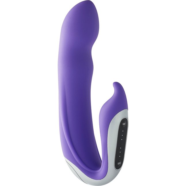 Фиолетовый Hi-tech вибратор NEO Purple - 16 см - Designer Edition