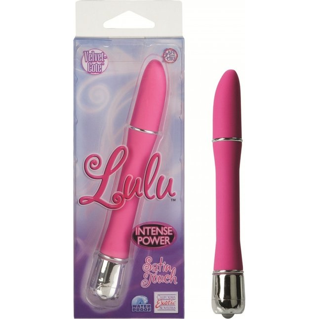 Розовый гладкий вибратор Lulu Satin Touch Vibe - 15 см - Hard Vibes. Фотография 2.