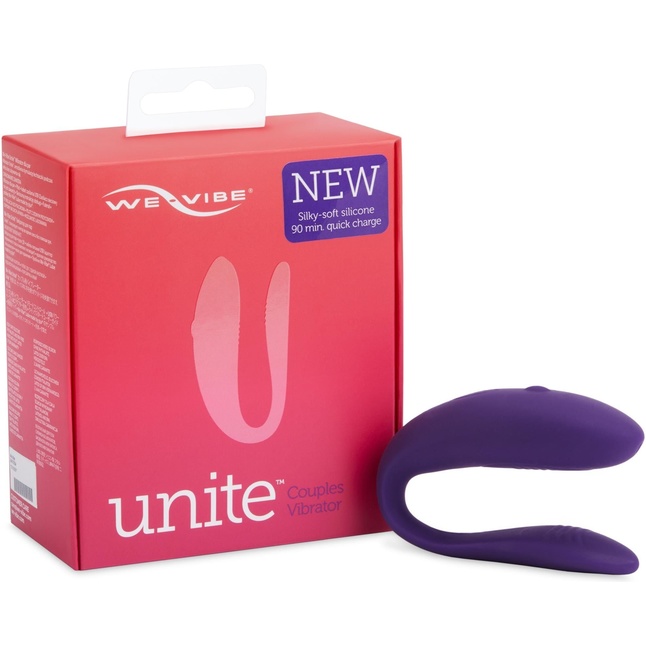 Фиолетовый вибратор для пар We-vibe Unite 2.0. Фотография 8.