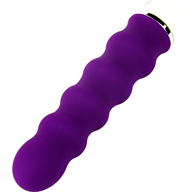 Фиолетовый вибромассажер BULBED VIBE - 16 см - Good Vibes. Фотография 3.