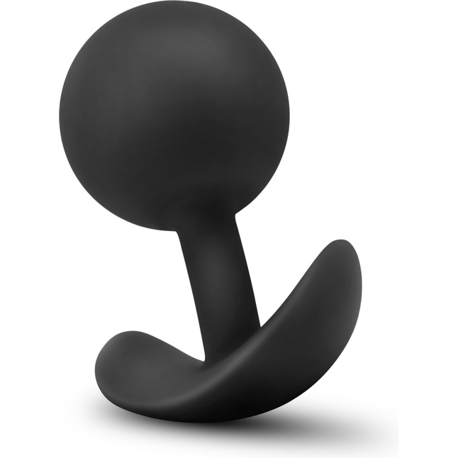 Черная анальная пробка Wearable Vibra Plug - 9,5 см - Luxe. Фотография 2.