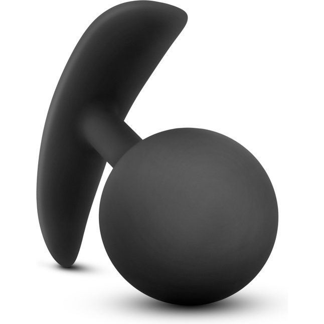 Черная анальная пробка Wearable Vibra Plug - 9,5 см - Luxe. Фотография 4.