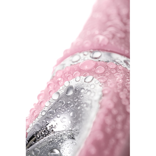 Нежно-розовый вибратор с клиторальным стимулятором JOS JOLY LIMITED EDITION - 19,6 см. Фотография 8.