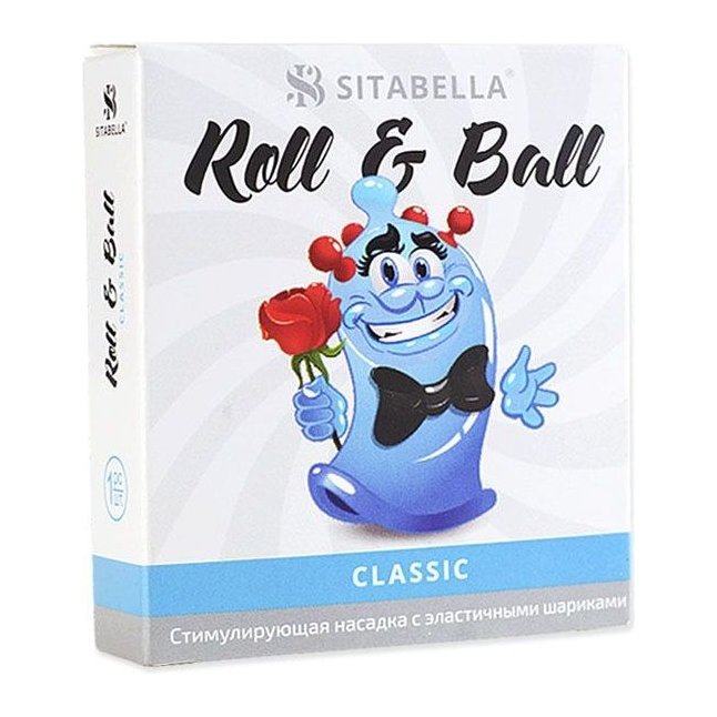 Стимулирующий презерватив-насадка Roll Ball Classic - Sitabella condoms