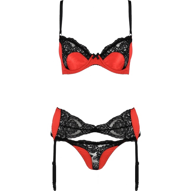 Яркий и невероятно соблазнительный комплект Polina с кружевом. Фотография 4.