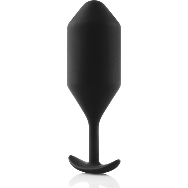 Чёрная пробка для ношения B-vibe Snug Plug 5 - 14 см.. Фотография 2.