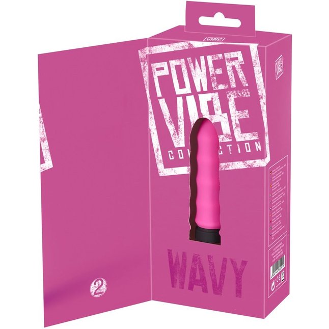 Розовый мини-вибратор Power Vibe Wavy - 9,7 см - You2Toys. Фотография 4.