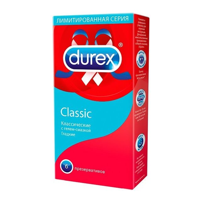 Классические презервативы Durex Classic - 6 шт