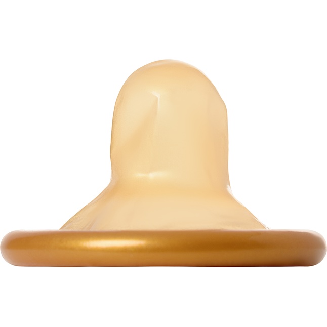 Золотистые презервативы Sagami Gold - 10 шт. Фотография 5.