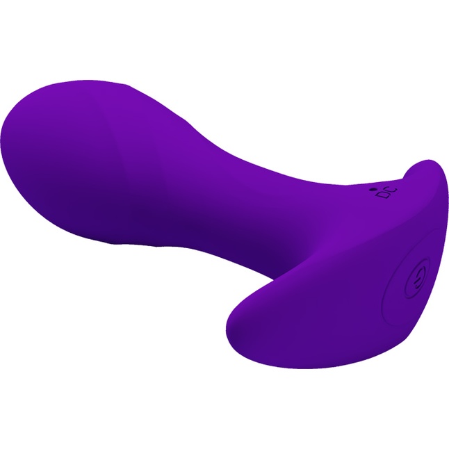 Фиолетовая анальная втулка с вибрацией - 10,5 см - Pretty Love. Фотография 3.
