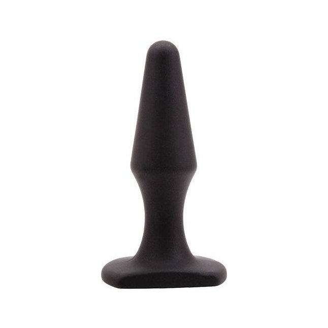 Чёрная анальная втулка Sex Expert - 10,5 см - SEX EXPERT