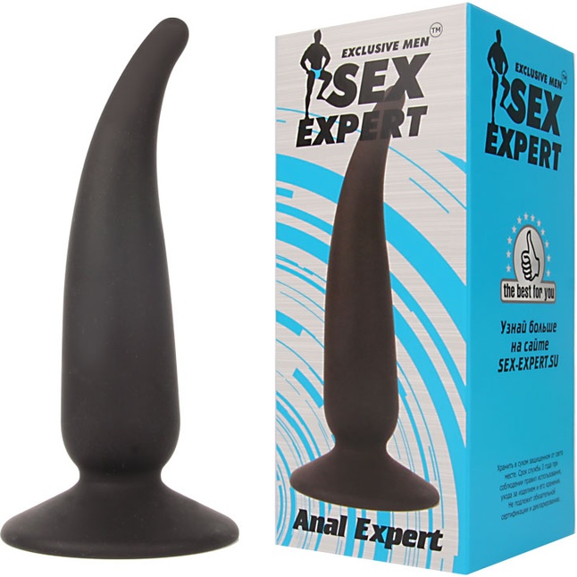 Анальная пробка с тонким кончиком Sex Expert - 11 см - SEX EXPERT. Фотография 2.
