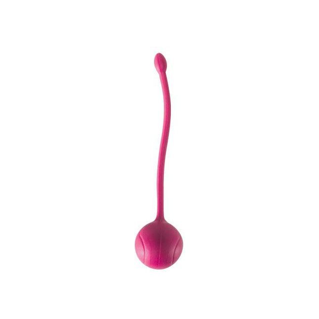Розовый металлический шарик в силиконовой оболочке - EROWOMAN-EROMAN