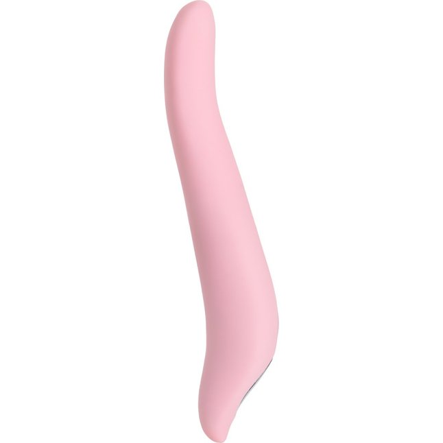 Розовый вибратор S-HANDE KISS с ротацией - 21,4 см. Фотография 2.