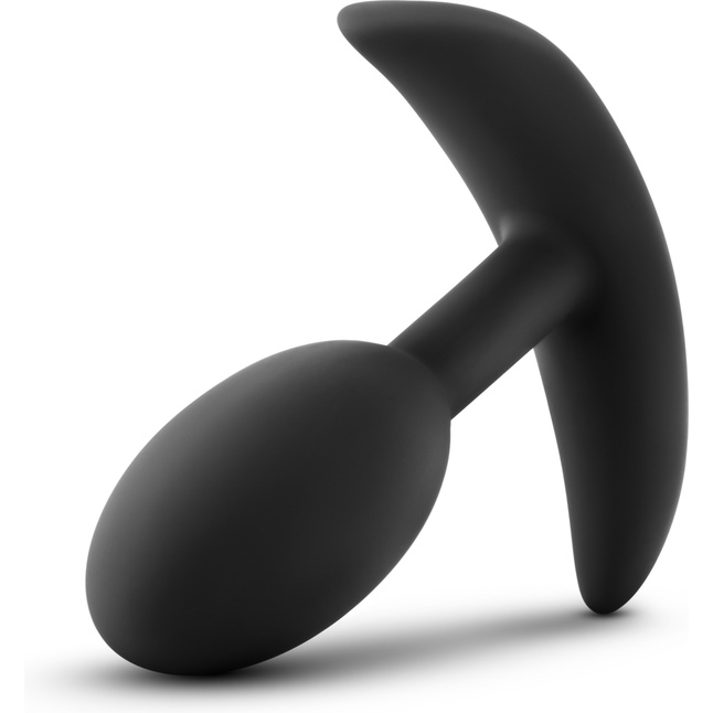 Черная анальная пробка Wearable Vibra Slim Plug Small - 8,9 см. - Luxe. Фотография 4.