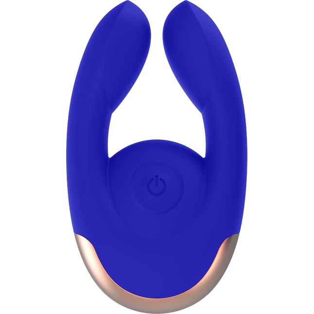 Синий клиторальный стимулятор Fancy - 9,8 см - Elegance