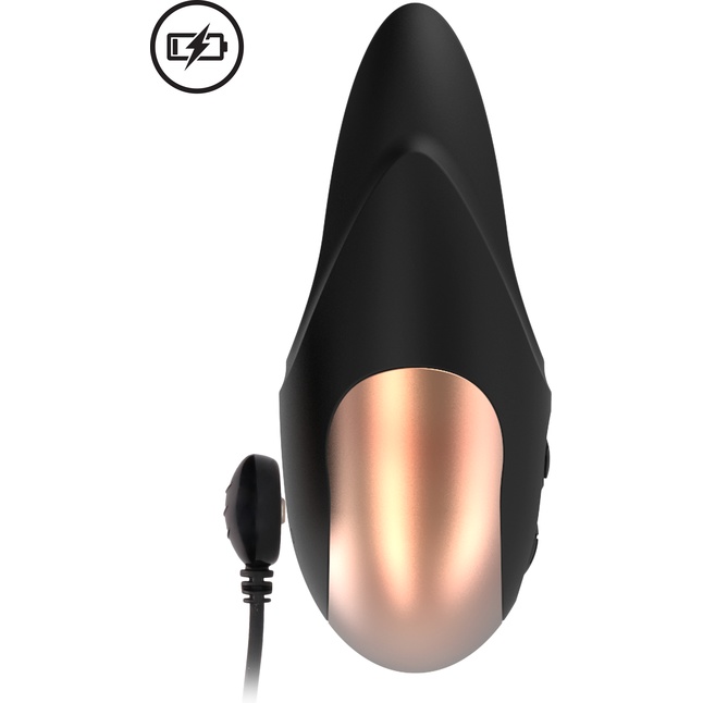 Черный клиторальный стимулятор Lavish - 8,9 см - Elegance. Фотография 7.
