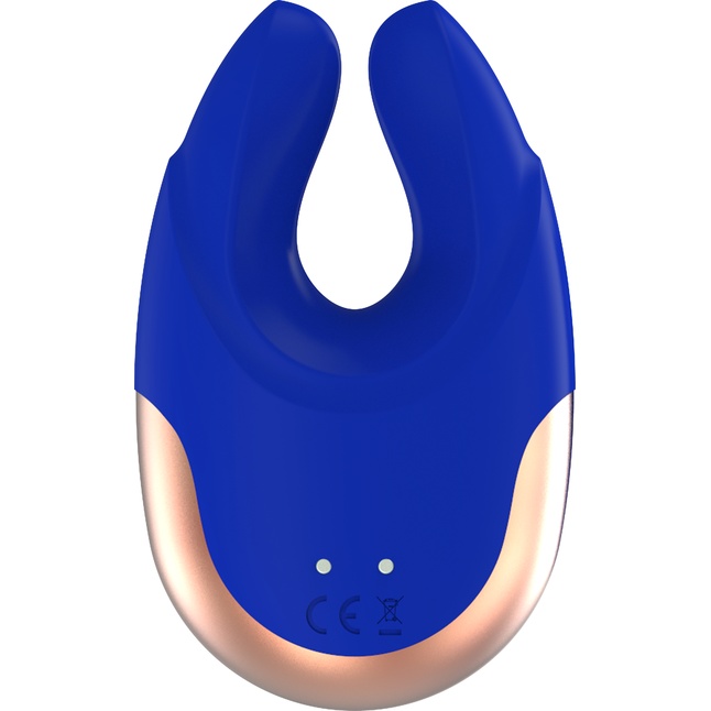 Синий клиторальный стимулятор Lavish - 8,9 см - Elegance. Фотография 3.