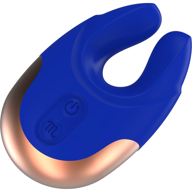 Синий клиторальный стимулятор Lavish - 8,9 см - Elegance. Фотография 6.