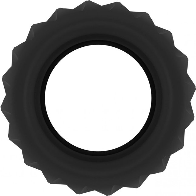 Черное эрекционное кольцо SONO №40 - Sono. Фотография 2.