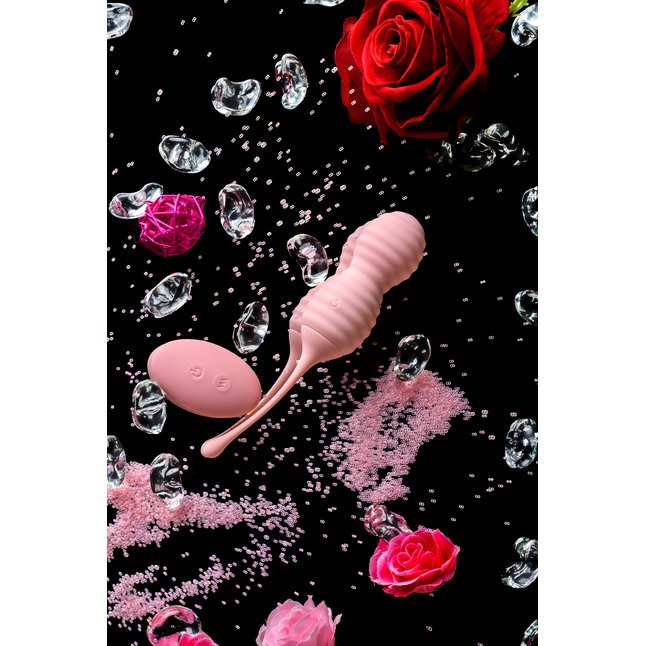 Нежно-розовые вагинальные шарики ZEFYR с пультом ДУ. Фотография 9.