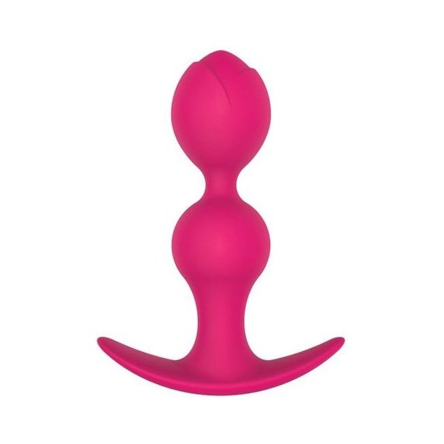 Розовая силиконовая анальная втулка - 11 см - SWEET TOYS