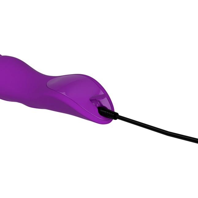 Фиолетовый вибратор-жезл Body Recharger - Wanachi. Фотография 3.