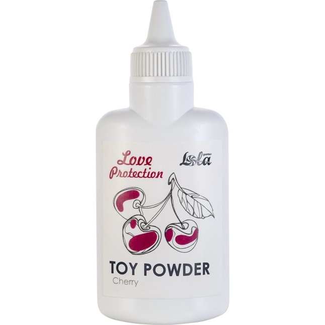 Пудра для игрушек Love Protection с ароматом вишни - 30 гр - Love Protection