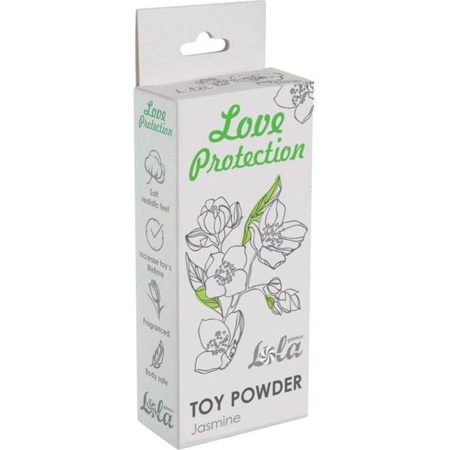 Пудра для игрушек Love Protection с ароматом жасмина - 15 гр - Love Protection. Фотография 2.
