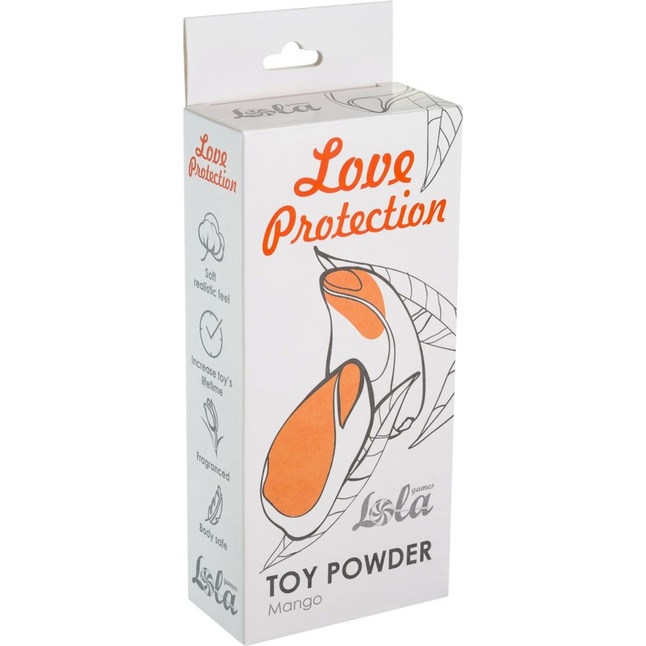 Пудра для игрушек Love Protection с ароматом манго - 30 гр - Love Protection. Фотография 2.