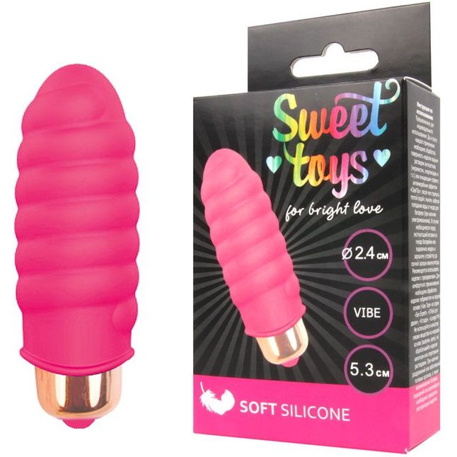 Розовая вибропуля Sweet Toys - 5,3 см - SWEET TOYS. Фотография 2.