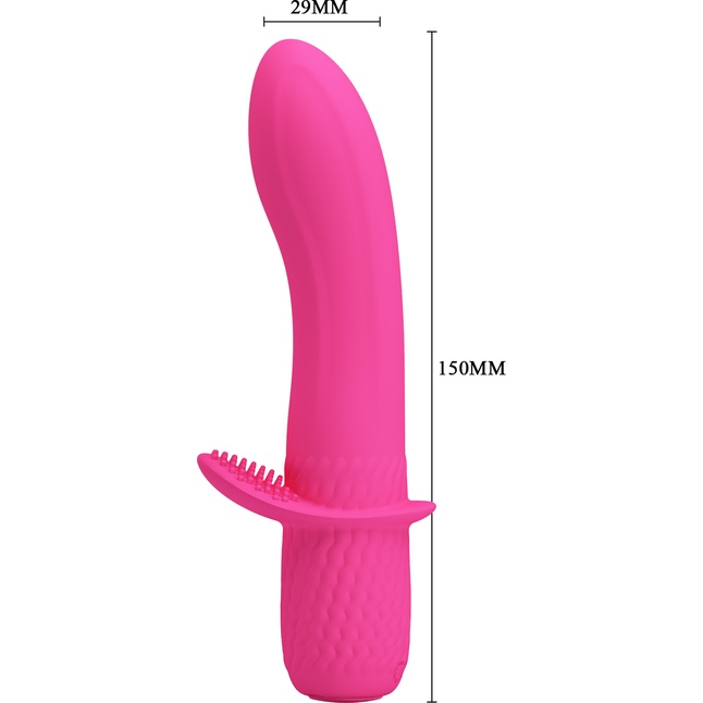 Розовый вибростимулятор Troy - 15 см - Pretty Love. Фотография 3.