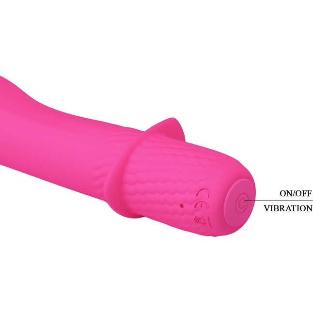 Розовый вибростимулятор Troy - 15 см - Pretty Love. Фотография 6.