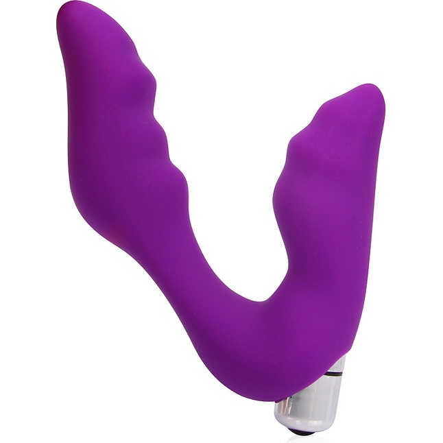 Фиолетовый вибромассажер Сosmo - 12,7 см