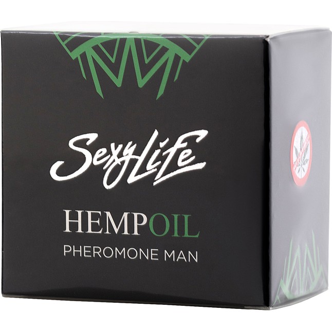 Ароматическое масло с феромонами Sexy Life HEMPOIL man - 5 мл - Духи и спреи с феромонами Sexy Life. Фотография 2.
