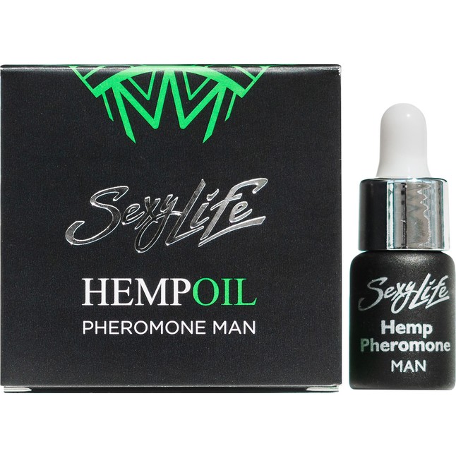 Ароматическое масло с феромонами Sexy Life HEMPOIL man - 5 мл - Духи и спреи с феромонами Sexy Life
