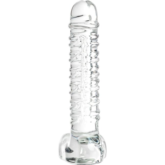 Стеклянный прозрачный фаллоимитатор Sexus Glass - 21 см - Sexus Glass. Фотография 5.