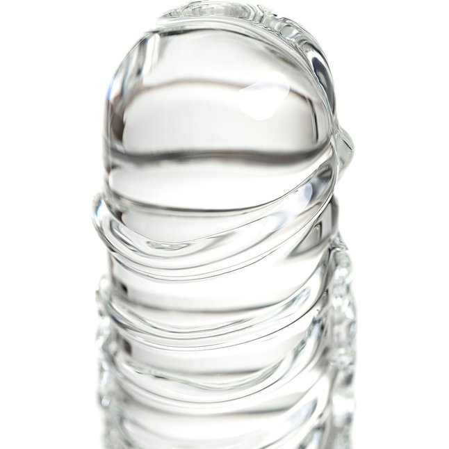 Стеклянный прозрачный фаллоимитатор Sexus Glass - 21 см - Sexus Glass. Фотография 7.