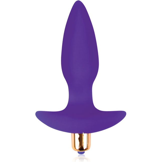 Фиолетовая коническая анальная пробка Sweet Toys - 10,5 см - SWEET TOYS