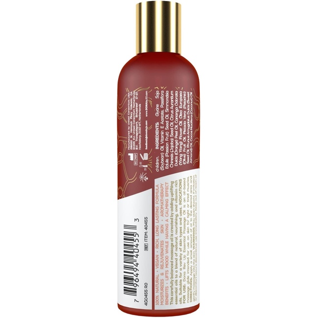 Массажное масло Essential Massage Oil с ароматом мандарина и иланг-иланга - 120 мл - DONA. Фотография 2.