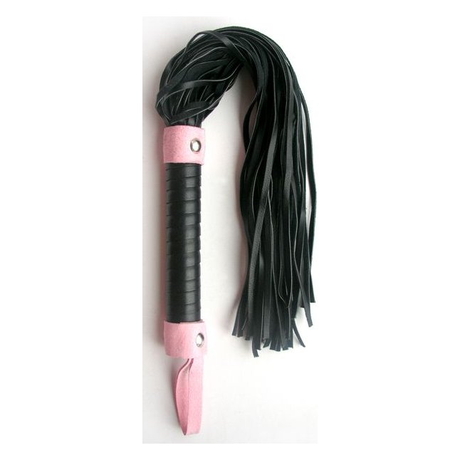 Черно-розовая плетка Notabu - 45 см - NOTABU