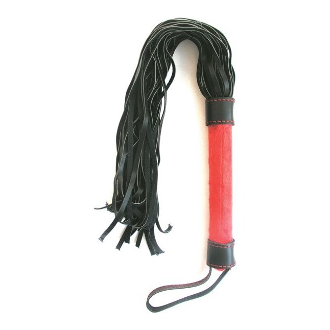 Красно-черная плетка Notabu - 46 см - NOTABU